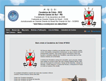 Tablet Screenshot of cavaleirosdecristo3832.org.br